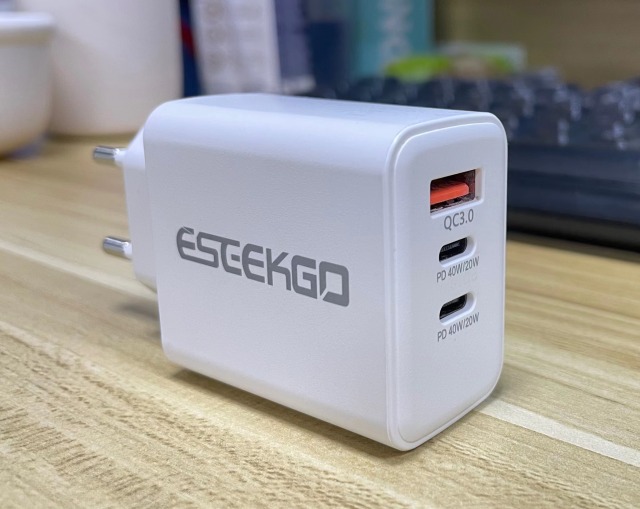 ESEEKGO PD-40 1A2C QC3.0+PD20W*2 Wall Charger