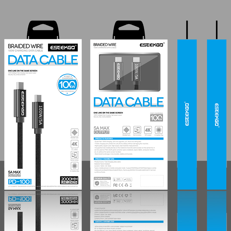 ESEEKGO PD-100  C-C 100W/5A Data Cable