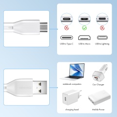 ESEEKGO G-11A 2.0A 3.3FT USB to Micro Data Cable