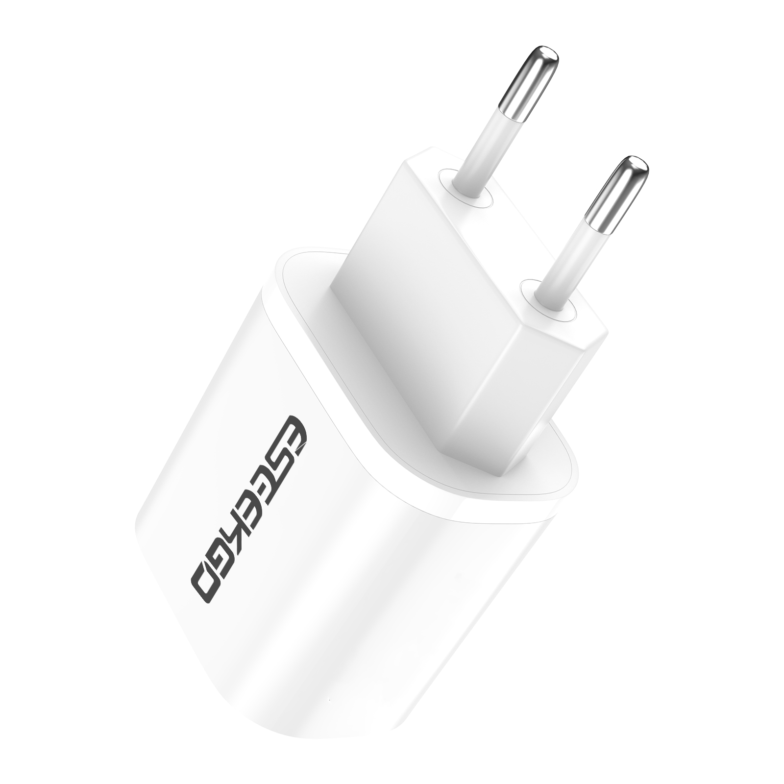ESEEKGO ES-38EUL SET PD20W+QC3.0 Fast Wall Charger With 3.3FT USB C To 8PIN Cable（2 Ports / EU）