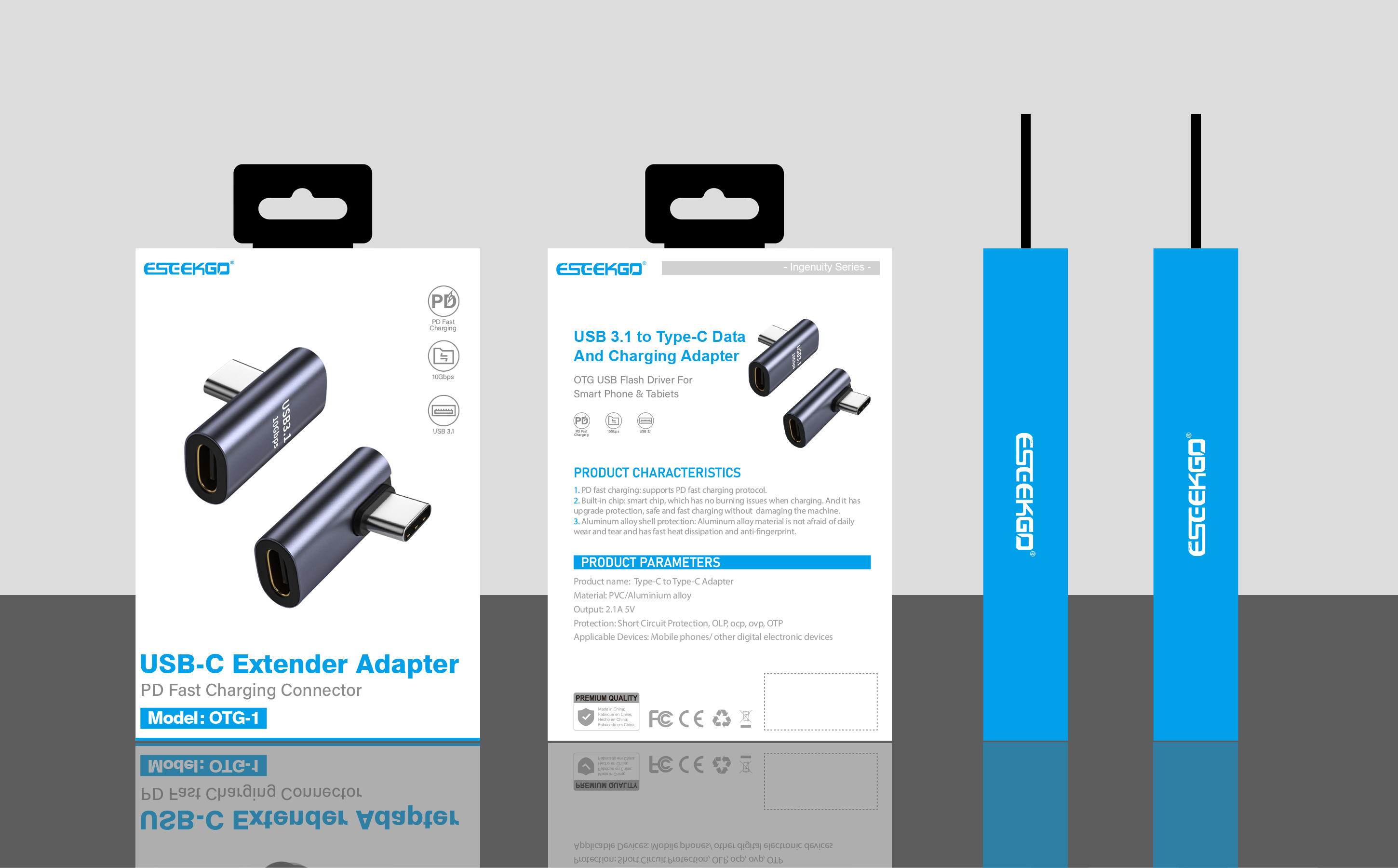 ESEEKGO OTG-1 Type-C Extender Adapter
