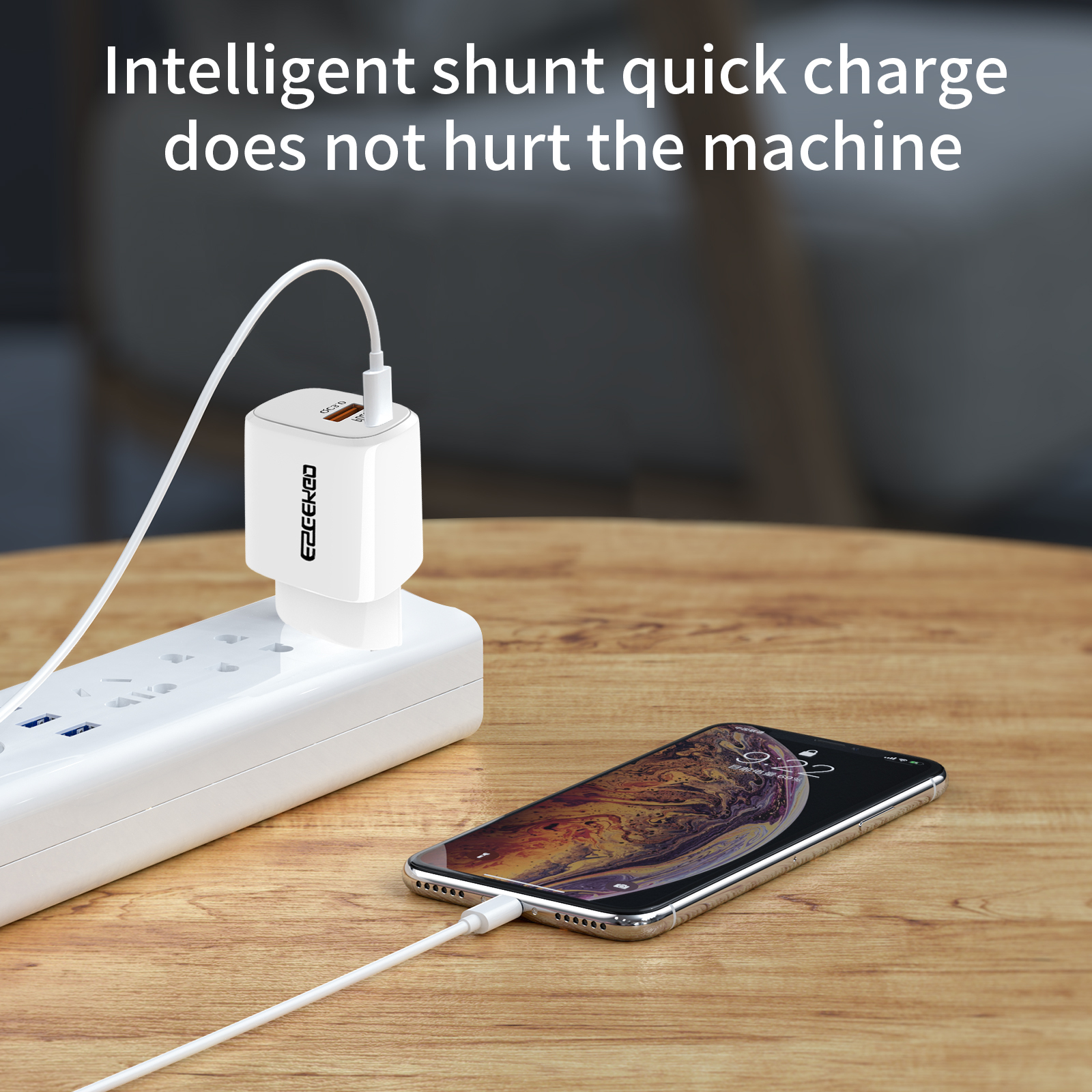 ESEEKGO ES38-EW PD20W+QC3.0 Fast Wall Charger（2 Ports / EU）