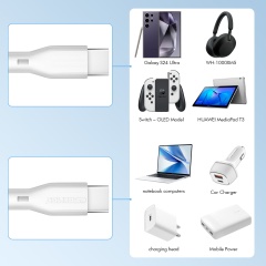 ESEEKGO G-14A 3.0A 3.3FT Type-C to Type-C Data Cable