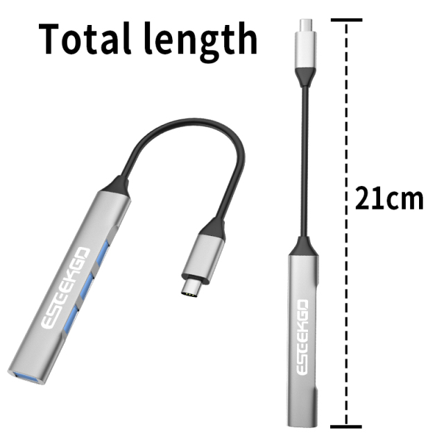 ESEEKGO HB-02 Type-C to 4 Ports 4-IN-1 HUB
