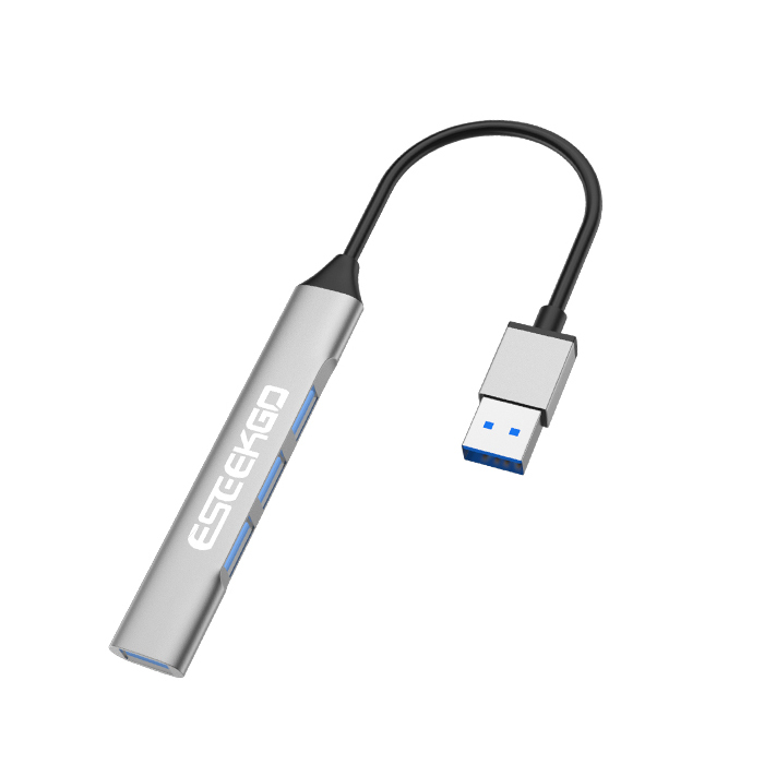 ESEEKGO HB-01 USB3.0 to 4 Ports 4-IN-1 HUB