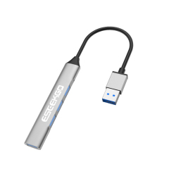 ESEEKGO HB-01 USB3.0 to 4 Ports 4-IN-1 HUB