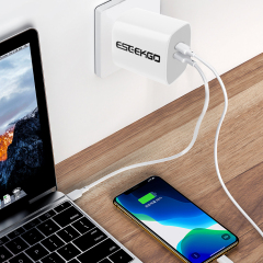ESEEKGO ES38-UW PD20W+QC3.0 Fast Wall Charger（2 Ports / US）