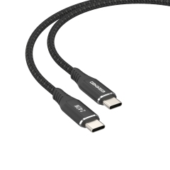 ESEEKGO PD-240  PD240W 5.0A Type-C To Type-C Nylon Braided Data Cable