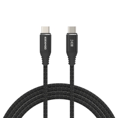 ESEEKGO PD-240  PD240W 5.0A Type-C To Type-C Nylon Braided Data Cable