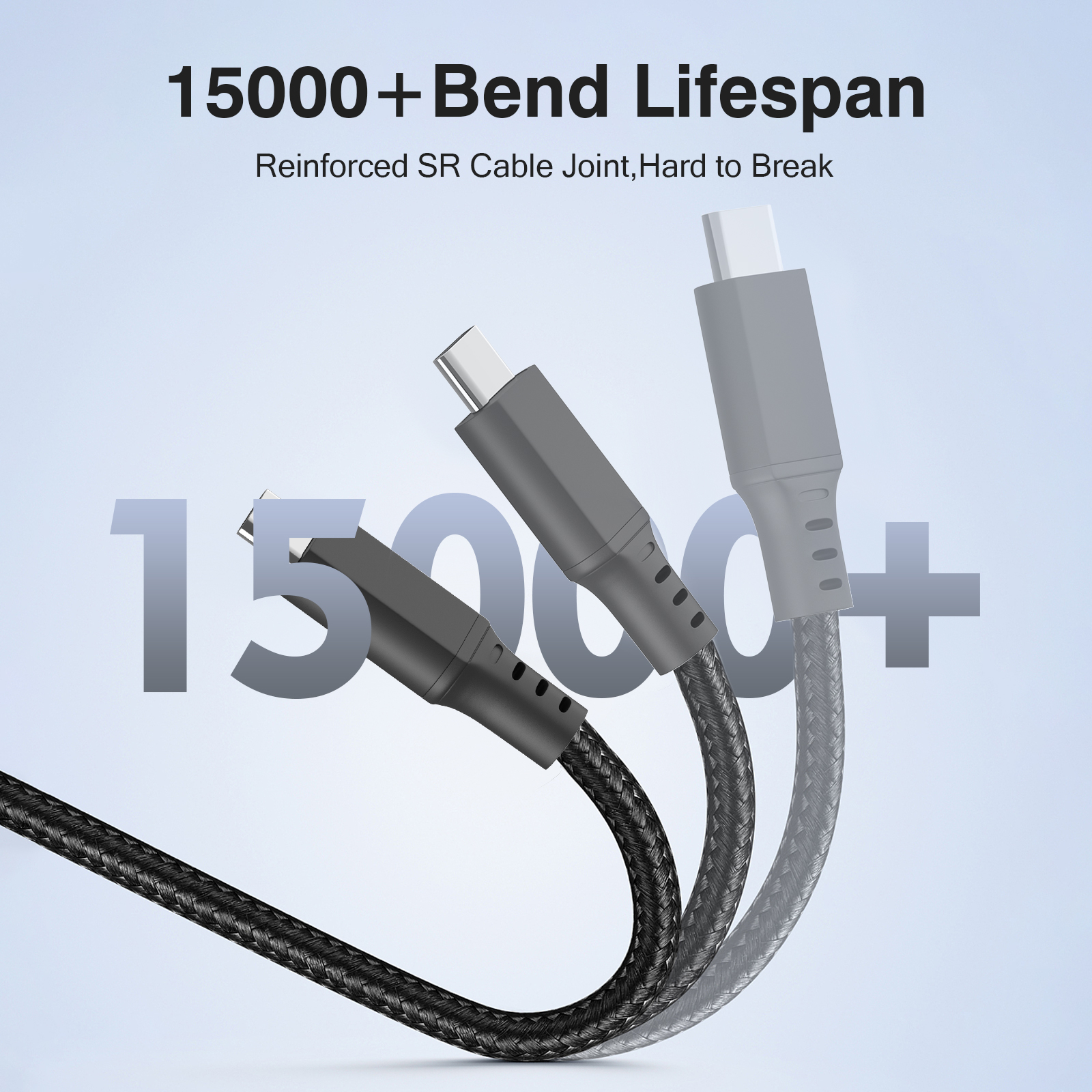 ESEEKGO E-17 TYPE-C Male To USB 3.1 Female 27W 10Gbps Extension Data Cable（3.3FT / 10FT / 16.5FT）