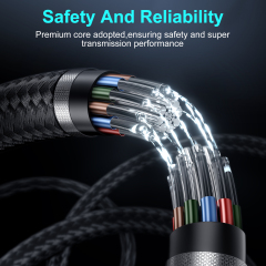 ESEEKGO E-17 TYPE-C Male To USB 3.1 Female 27W 10Gbps Extension Data Cable（3.3FT / 10FT / 16.5FT）