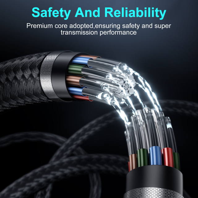 ESEEKGO E-17 TYPE-C Male To USB 3.1 Female 27W 10Gbps Extension Data Cable（3.3FT / 10FT / 16.5FT）