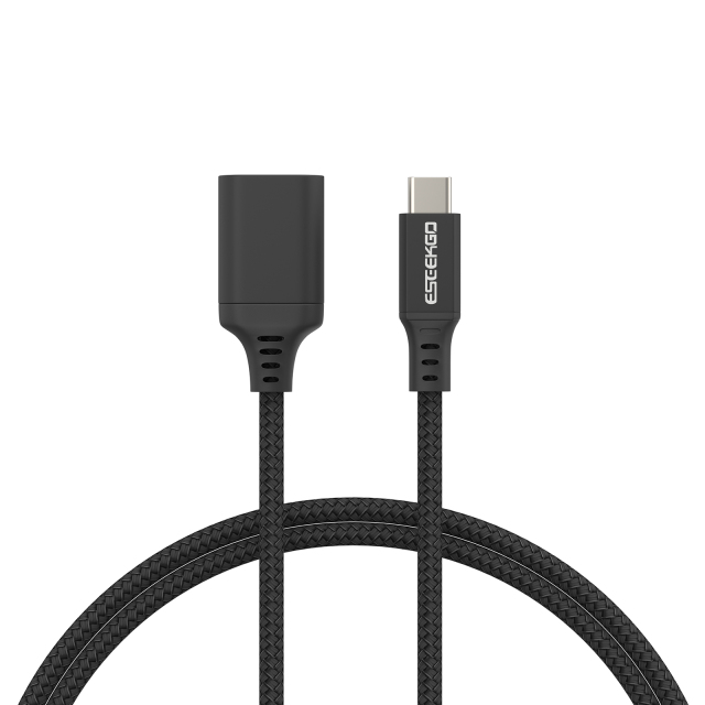ESEEKGO E-17 TYPE-C Male To USB 3.1 Female 27W 10Gbps Extension Data Cable（3.3FT / 10FT / 16.5FT）
