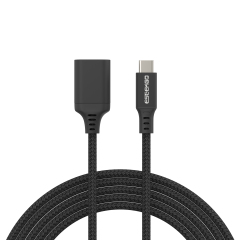 ESEEKGO E-17 TYPE-C Male To USB 3.1 Female 27W 10Gbps Extension Data Cable（3.3FT / 10FT / 16.5FT）
