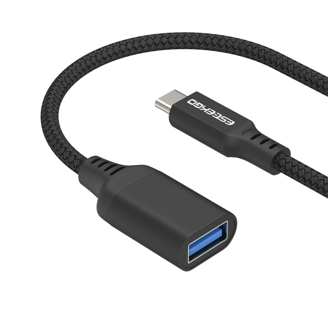ESEEKGO E-17 TYPE-C Male To USB 3.1 Female 27W 10Gbps Extension Data Cable（3.3FT / 10FT / 16.5FT）