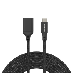 ESEEKGO E-17 TYPE-C Male To USB 3.1 Female 27W 10Gbps Extension Data Cable（3.3FT / 10FT / 16.5FT）