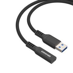 ESEEKGO E-16 USB3.1 To Type-C  Extension Data Cable（3.3FT / 10FT / 16.5FT）