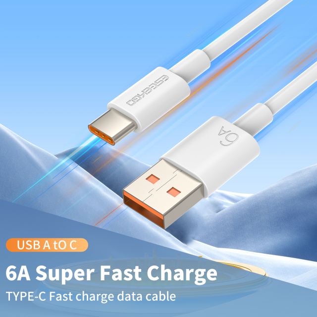 ESEEKGO C-6A 100W 6A Type-C Fast charging data cable（3.3FT / 6.6FT / 10FT）