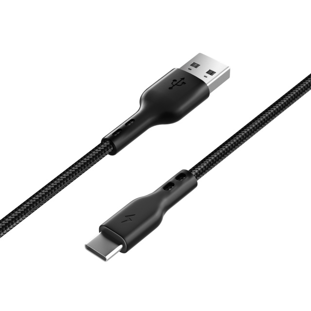 ESEEKGO G-31B Nylon Braided 3.0A 4FT USB To Type-C Data Cable