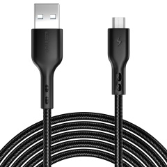 ESEEKGO G-33B Nylon Braided 3.0A 4FT USB to Micro Data Cable