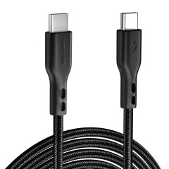 ESEEKGO G-34B Nylon Braided 3.0A 4FT Type-C to Type-C Data Cable