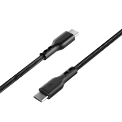 ESEEKGO G-34B Nylon Braided 3.0A 4FT Type-C to Type-C Data Cable