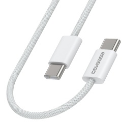 ESEEKGO G-113C Nylon Braided 100W 5.0A 4FT Type-C to Type-C Data Cable