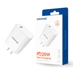 ESEEKGO T-22UA Fireproof PC Travel Adapter（20W / US）