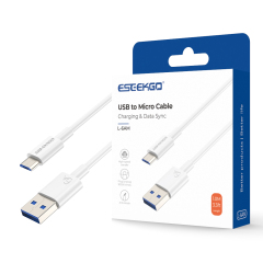 ESEEKGO L-6AM 6A 3.3FT USB To Micro TPE Soft Data Cable