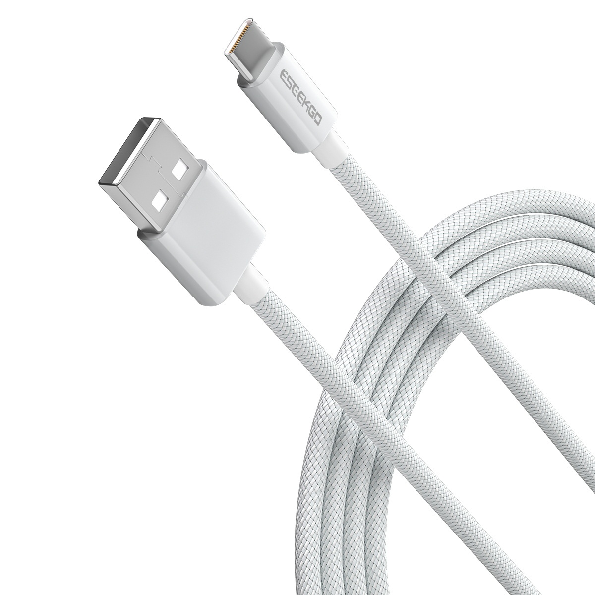 ESEEKGO G-102C Nylon Braided 2.0A 4FT USB to Type-C Data Cable