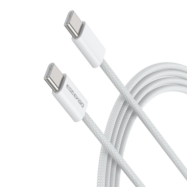 ESEEKGO G-111C Nylon Braided 60W 3.0A 4FT Type-C to Type-C Data Cable