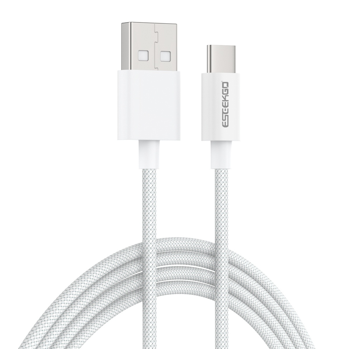 ESEEKGO G-102C Nylon Braided 2.0A 4FT USB to Type-C Data Cable