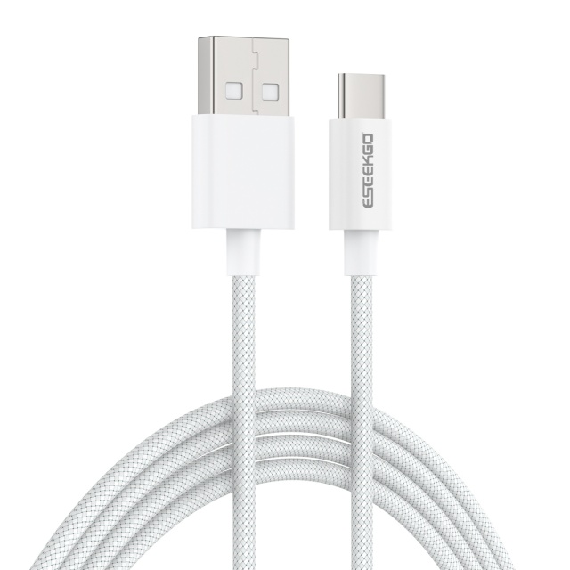 ESEEKGO G-102C Nylon Braided 2.0A 4FT USB to Type-C Data Cable
