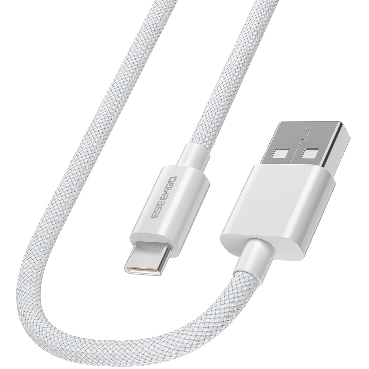 ESEEKGO G-102C Nylon Braided 2.0A 4FT USB to Type-C Data Cable