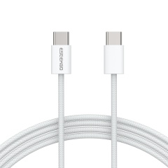 ESEEKGO G-111C Nylon Braided 60W 3.0A 4FT Type-C to Type-C Data Cable
