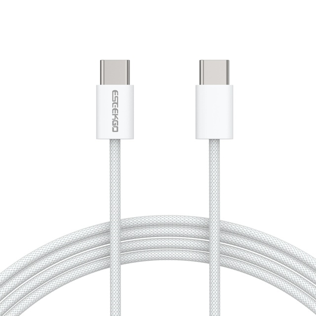 ESEEKGO G-111C Nylon Braided 60W 3.0A 4FT Type-C to Type-C Data Cable