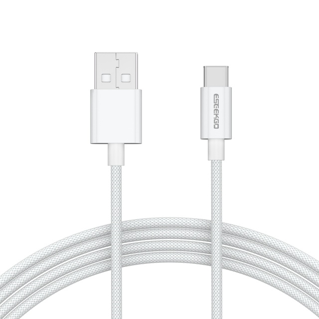 ESEEKGO G-102C Nylon Braided 2.0A 4FT USB to Type-C Data Cable