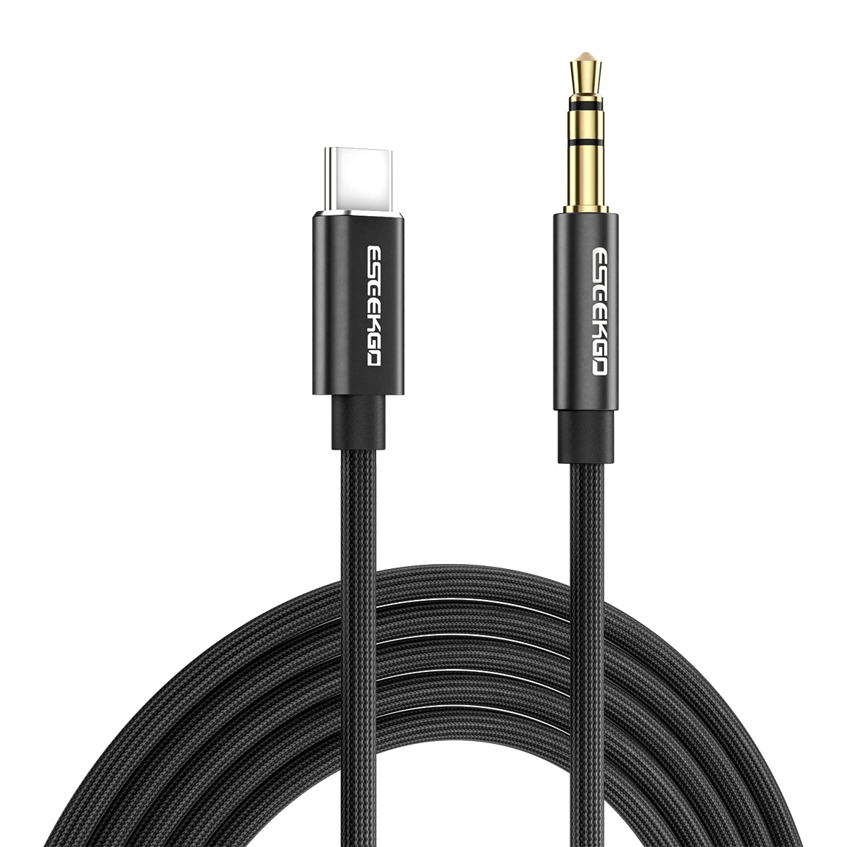 ESEEKGO AX-01 Nylon Braided 4FT Type-C To 3.5mm Audio Cable