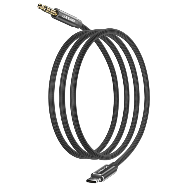ESEEKGO AX-01 Nylon Braided 4FT Type-C To 3.5mm Audio Cable
