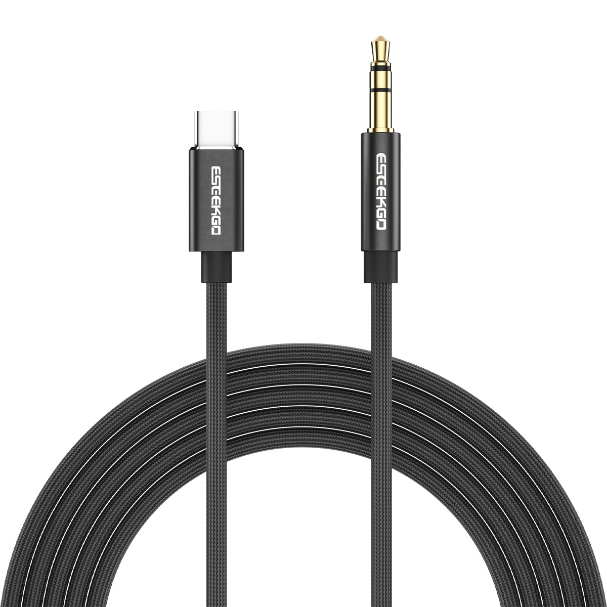 ESEEKGO AX-01 Nylon Braided 4FT Type-C To 3.5mm Audio Cable