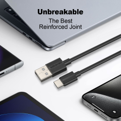 ESEEKGO G-02AB 3.0A 3.3FT USB To Type-C Charging Data Cable
