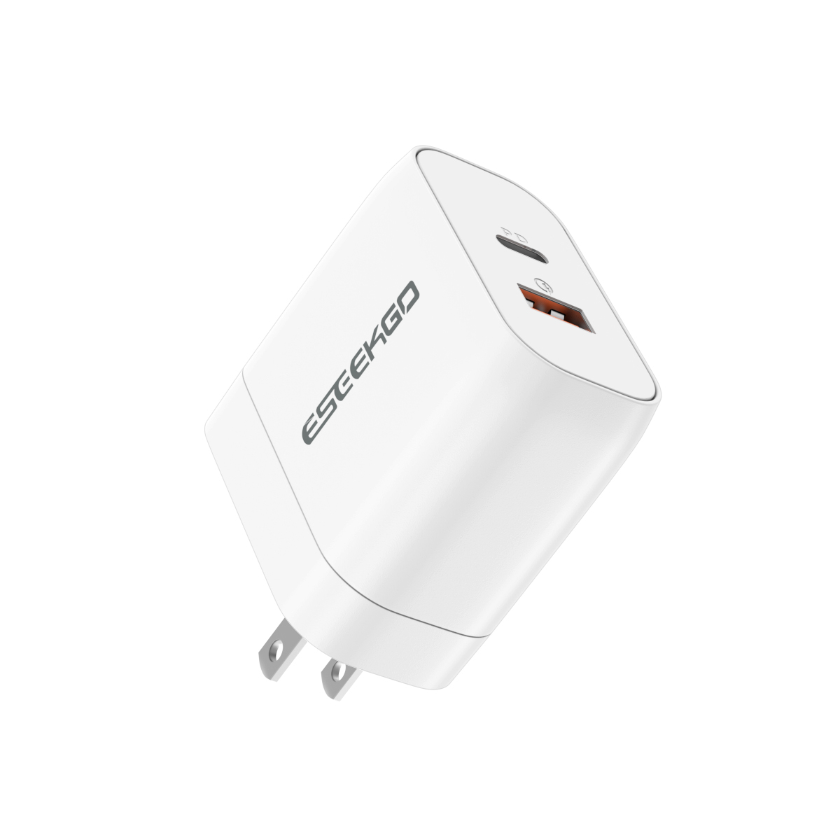 ESEEKGO TU-65C GaN 65W Wall Charger (US Standard With Two Ports)