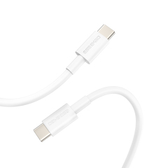 ESEEKGO L-6CW 6A 3.3FT Type-C To Type-C TPE Soft Data Cable