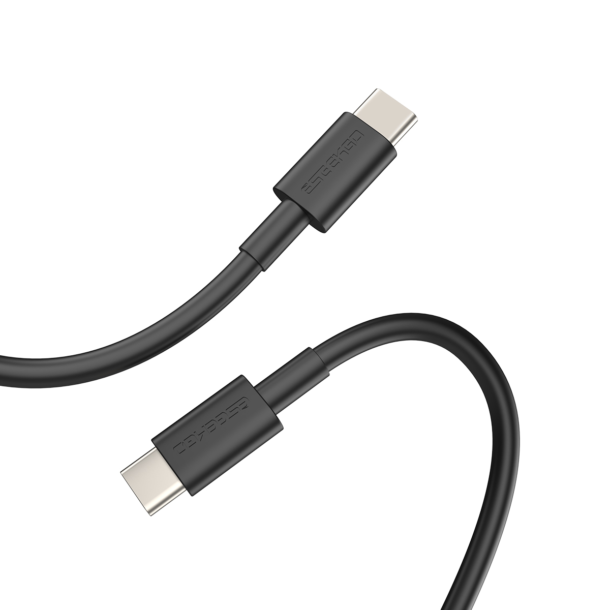 ESEEKGO L-6CK 6A 3.3FT Type-C To Type-C TPE Soft Data Cable