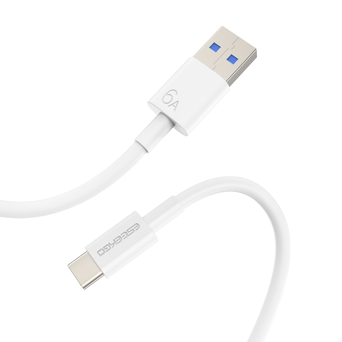 ESEEKGO L-6AC 6A 3.3FT USB To Type-C TPE Soft Data Cable