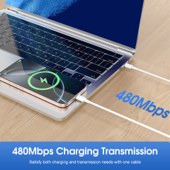 ESEEKGO L-6CW 6A 3.3FT Type-C To Type-C TPE Soft Data Cable