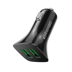 ESEEKGO C-01AB  Dual USB-A Output Mini Car Charger