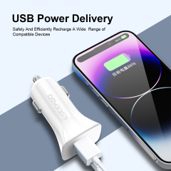 ESEEKGO C-01AT  Dual USB-A Output Mini Car Charger