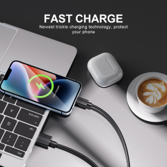 ESEEKGO G-03AB 3.0A 3.3FT USB To 8 PIN Charging Data Cable