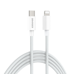 ESEEKGO G-112C Nylon Braided 27W 3.0A 4FT Type-C to 8 PIN Data Cable